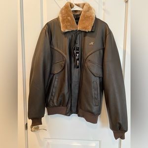 Men’s pleather jacket